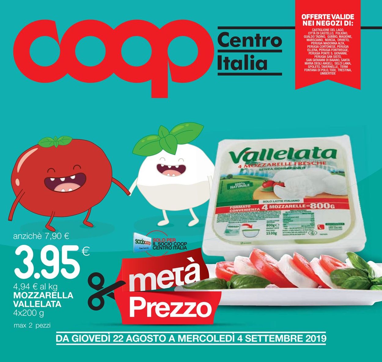 Volantino Coop - Offerte 22/08-04/09/2019