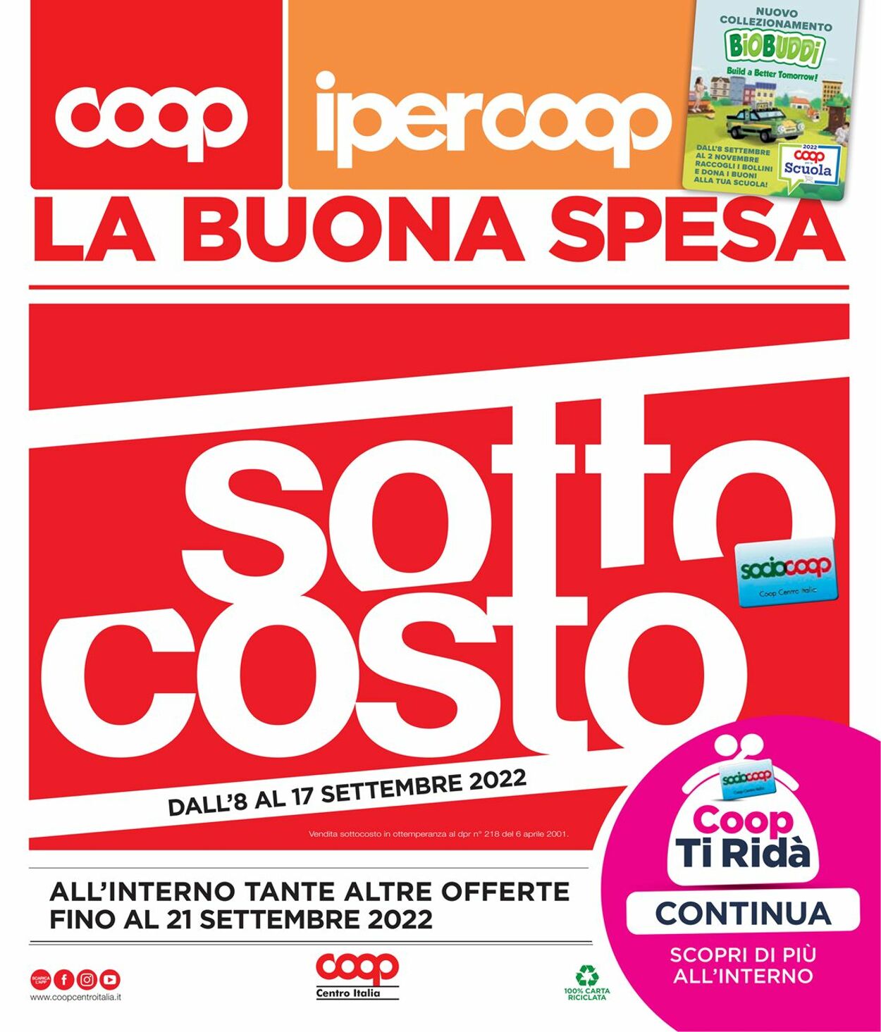 Volantino Coop - Offerte 08/09-17/09/2022