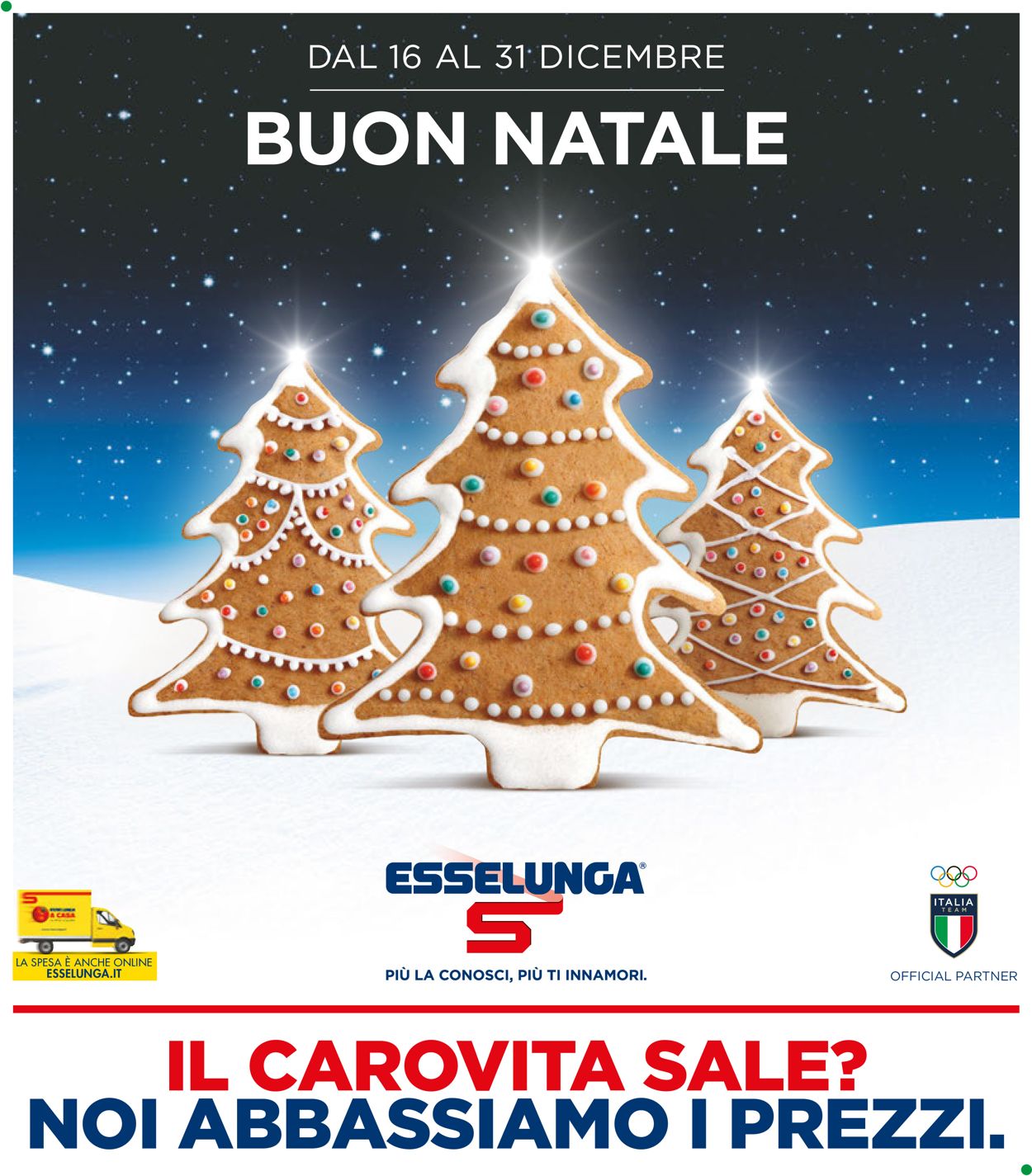 Volantino Esselunga - Natale 2021 - Offerte 16/12-31/12/2021