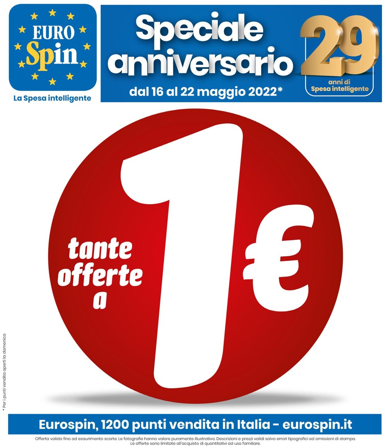 Volantino EURO Spin - Offerte 16/05-22/05/2022