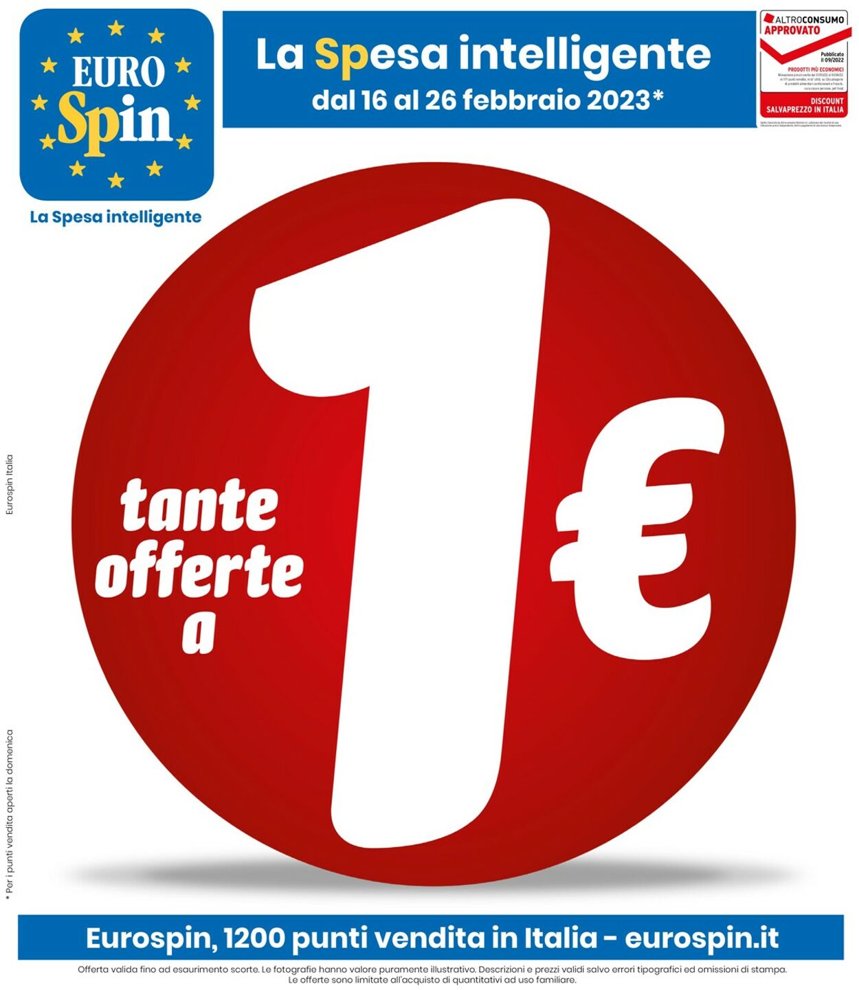 Volantino EURO Spin - Offerte 16/02-26/02/2023