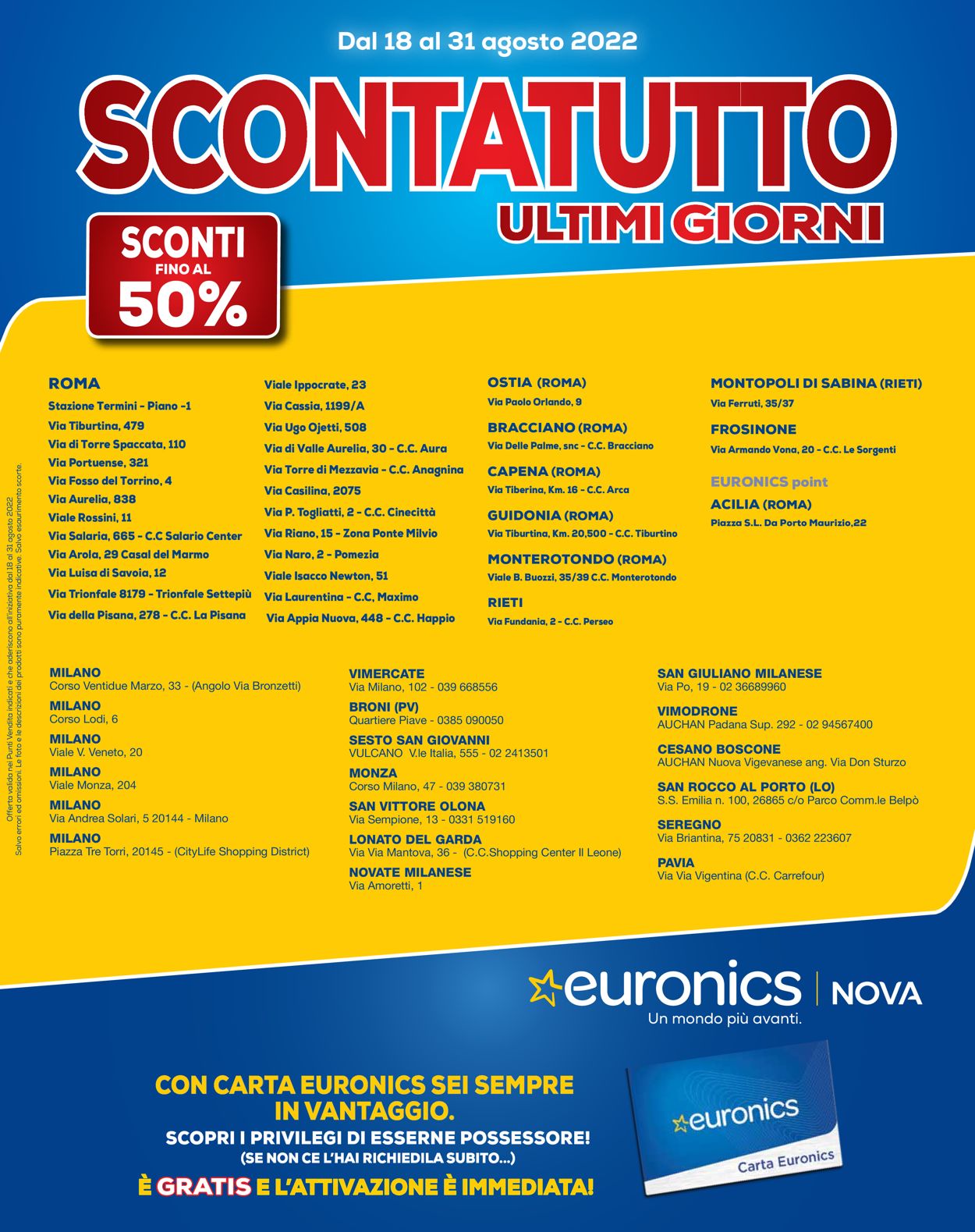 Volantino Euronics - Offerte 18/08-31/08/2022 (Pagina 27)