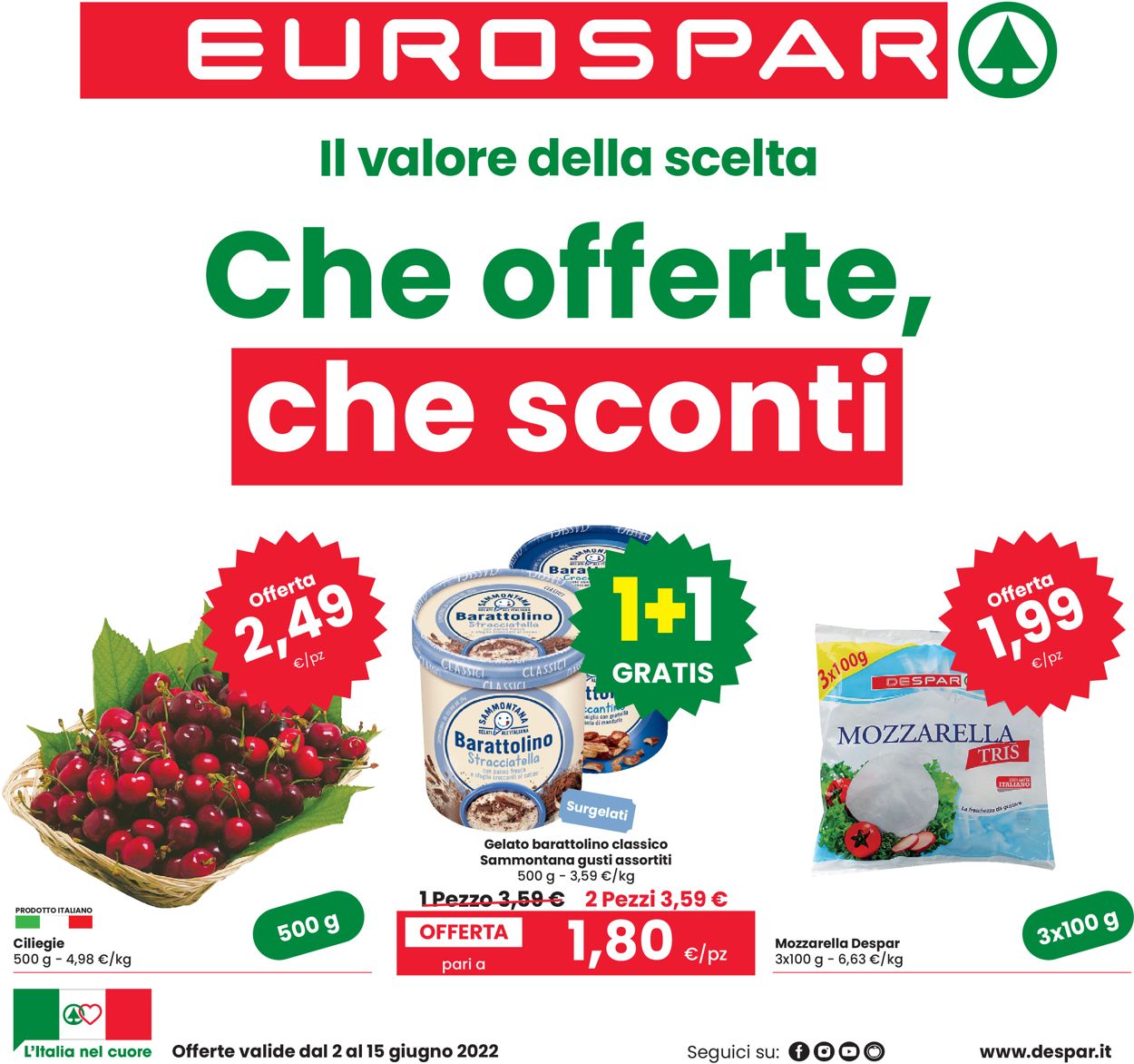 Volantino Eurospar - Offerte 02/06-15/06/2022