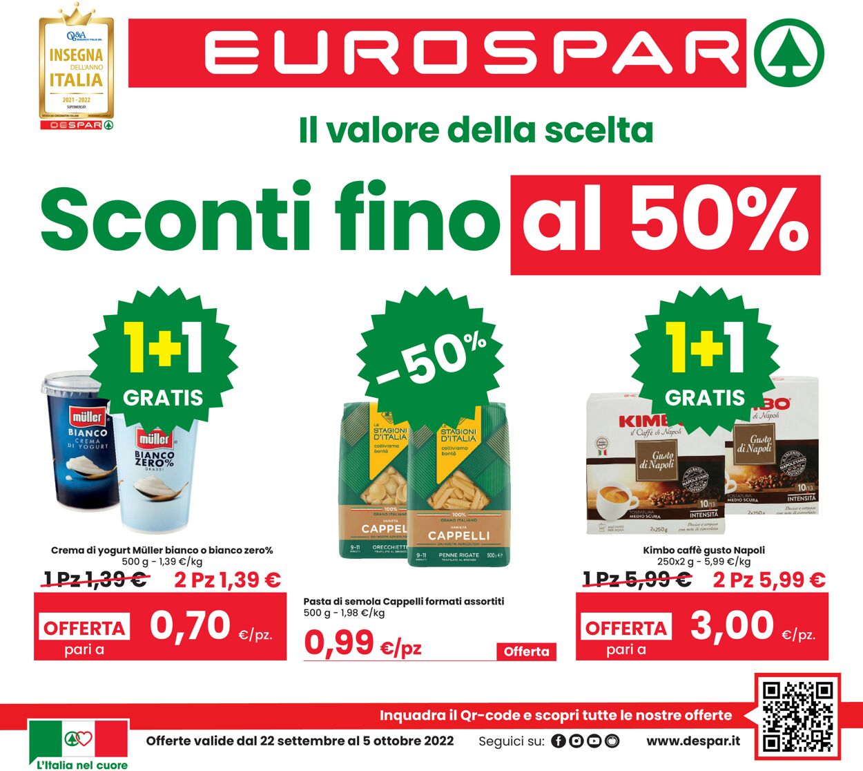 Volantino Eurospar - Offerte 22/09-05/10/2022