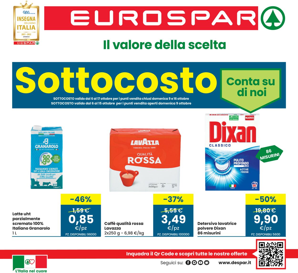 Volantino Eurospar - Offerte 06/10-19/10/2022