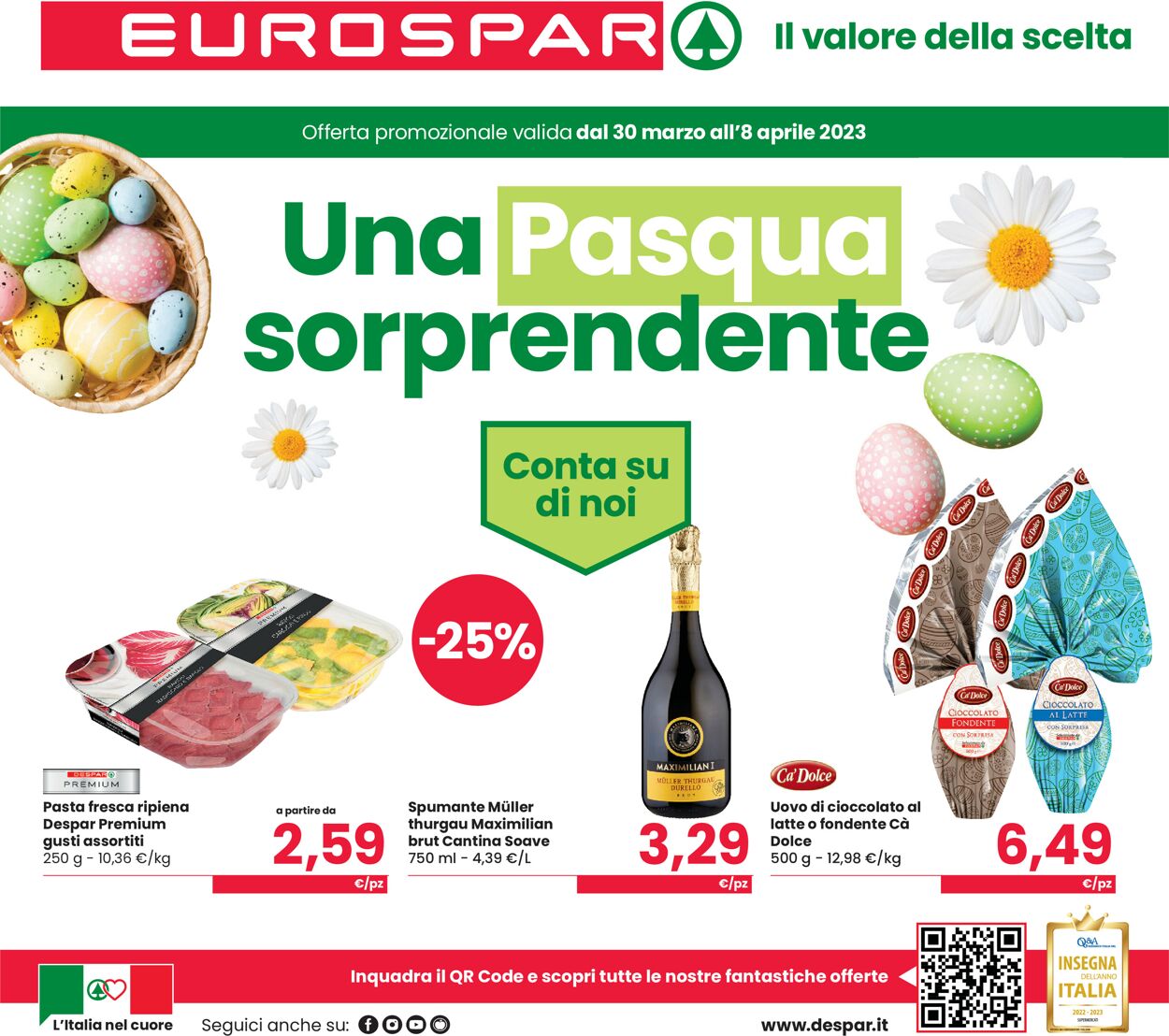 Volantino Eurospar - Offerte 30/03-08/04/2023