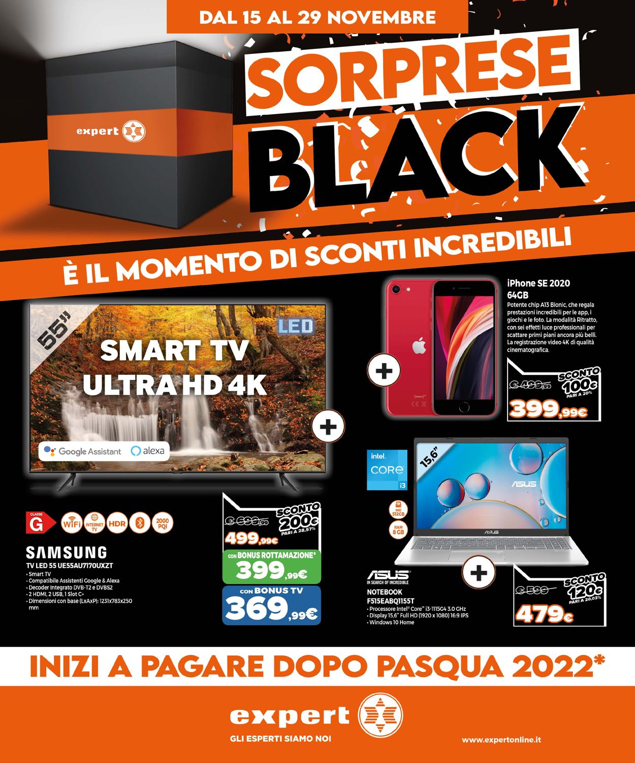 Volantino Expert - Black Friday 2021 - Offerte 15/11-29/11/2021