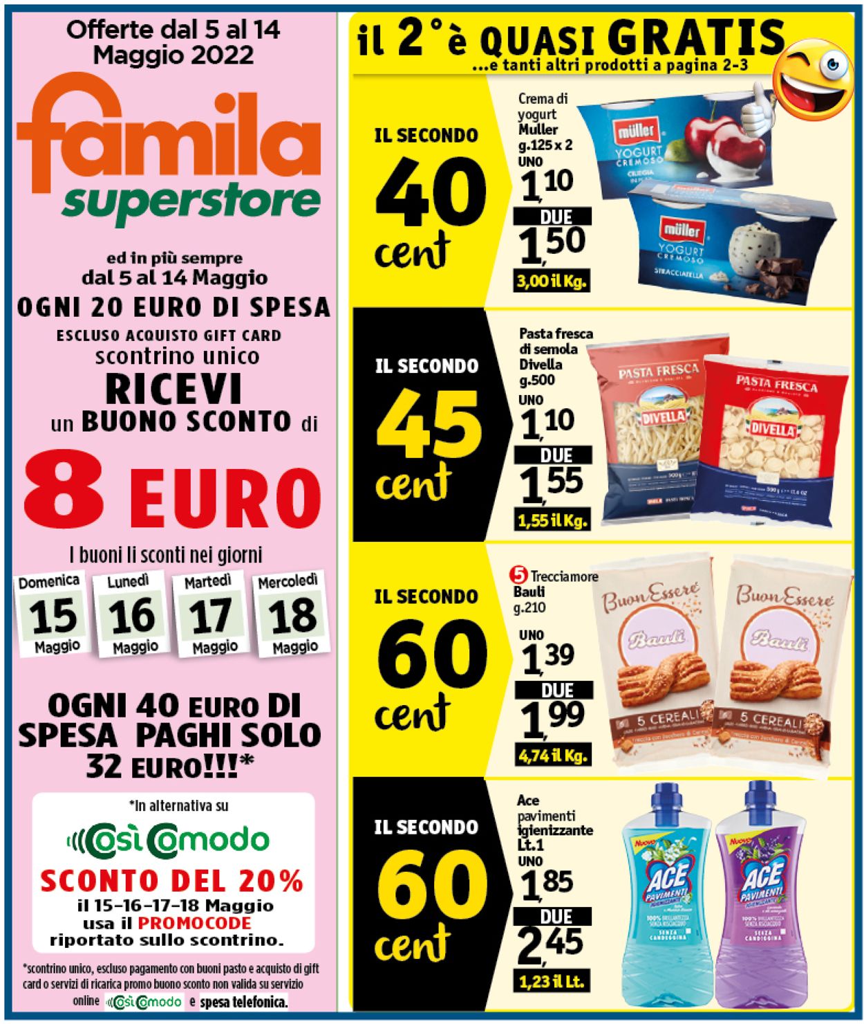 Volantino Famila - Offerte 05/05-14/05/2022