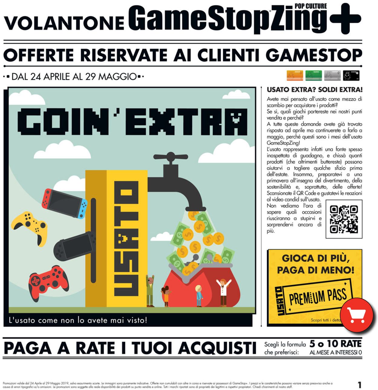 Volantino Gamestop - Offerte 24/04-29/05/2019