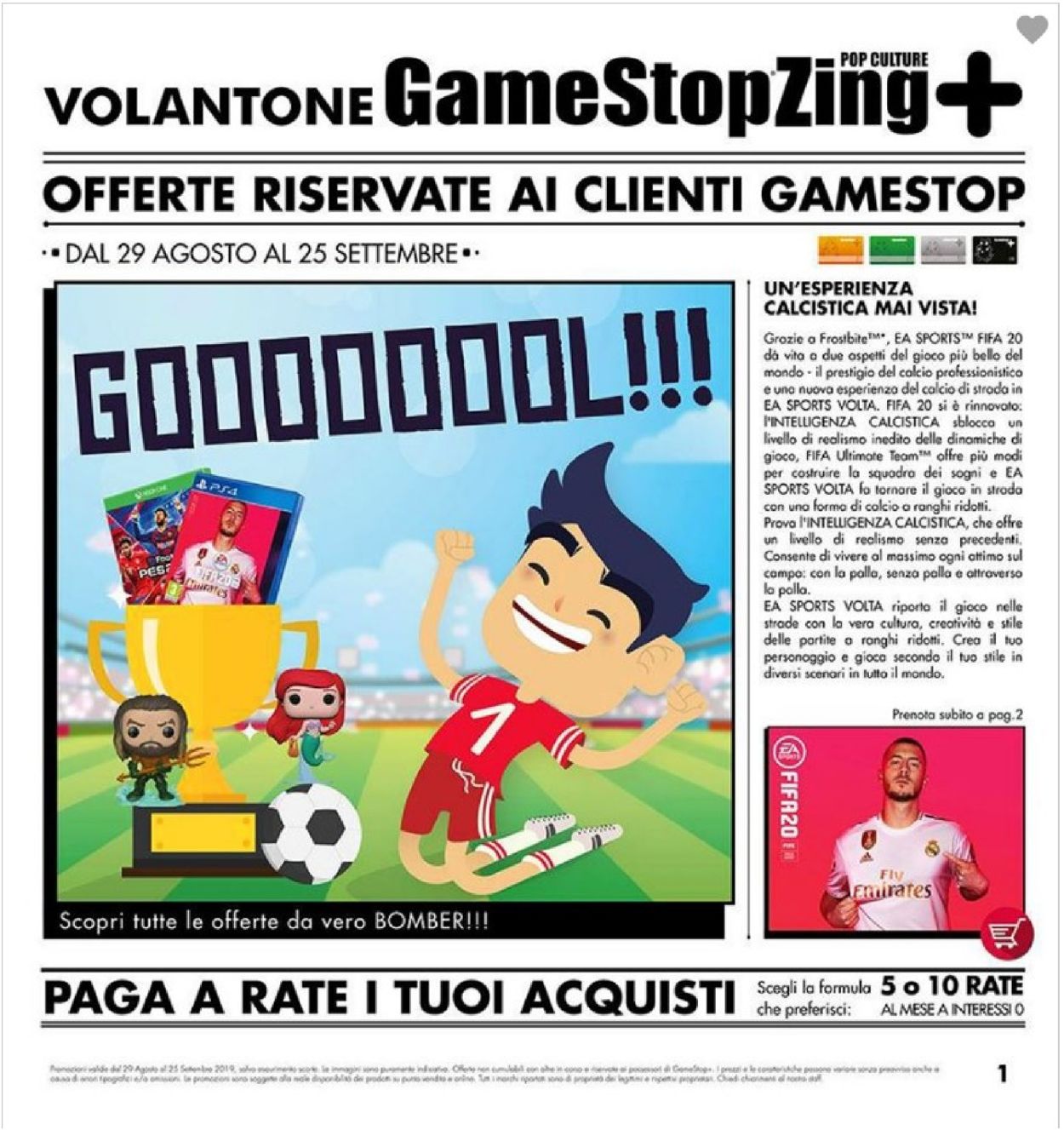 Volantino Gamestop - Offerte 29/08-25/09/2019