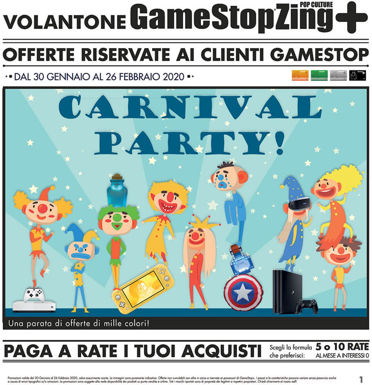 Volantino Gamestop - Offerte 30/01-26/02/2020