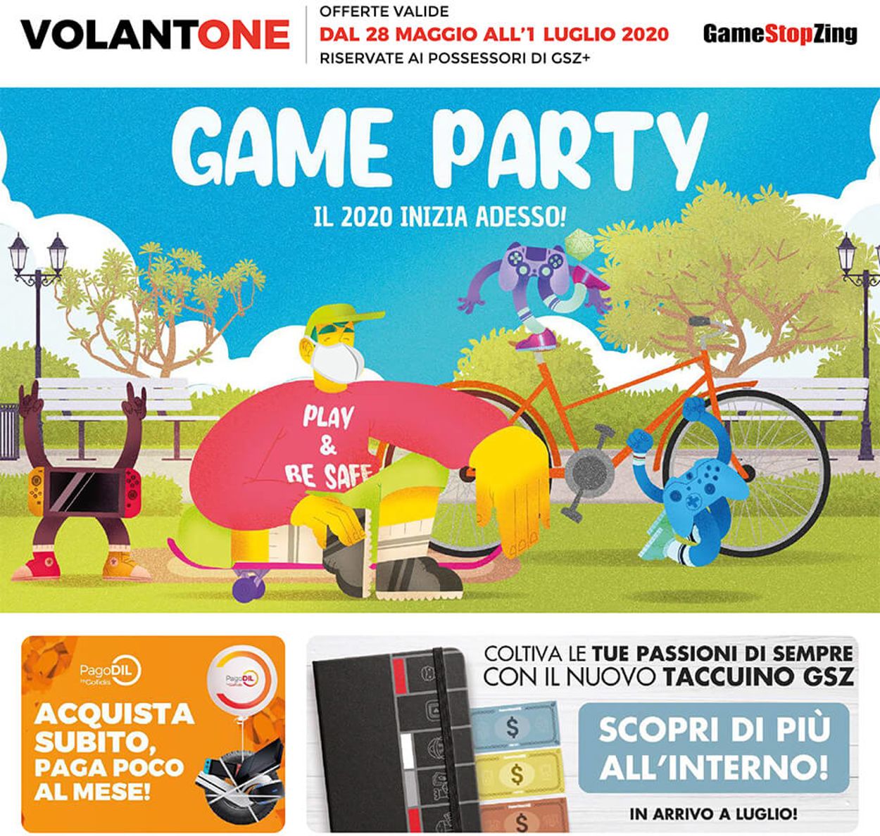Volantino Gamestop - Offerte 28/05-01/07/2020