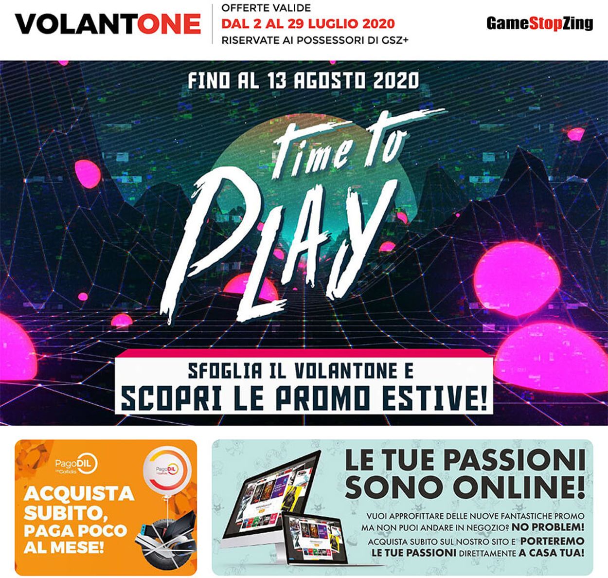 Volantino Gamestop - Offerte 02/07-29/07/2020