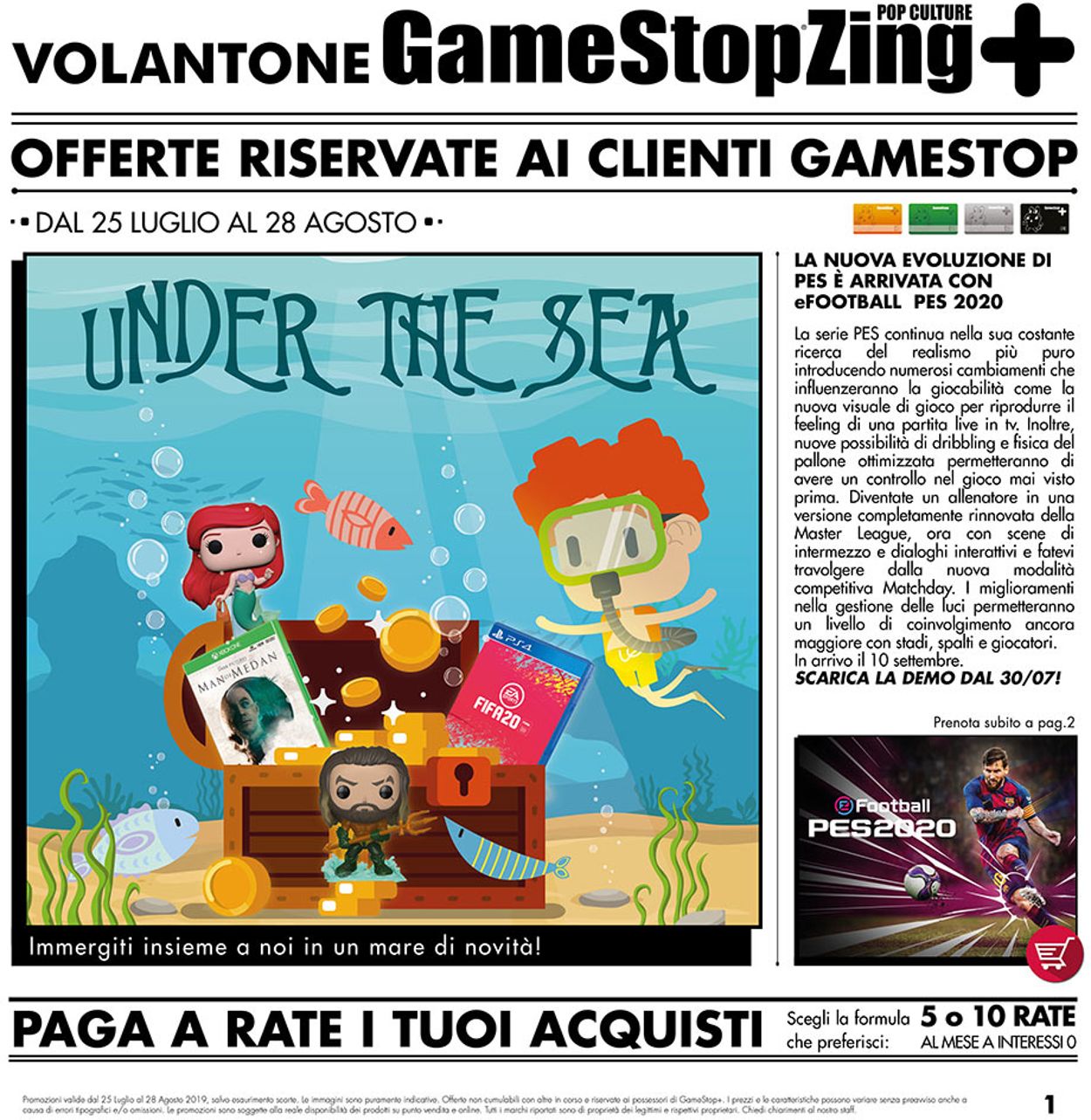 Volantino Gamestop - Offerte 25/07-28/08/2020