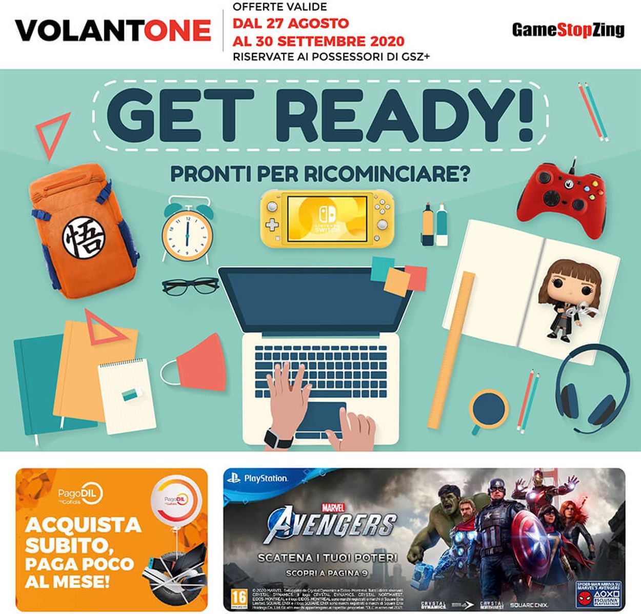 Volantino Gamestop - Offerte 27/08-30/09/2020