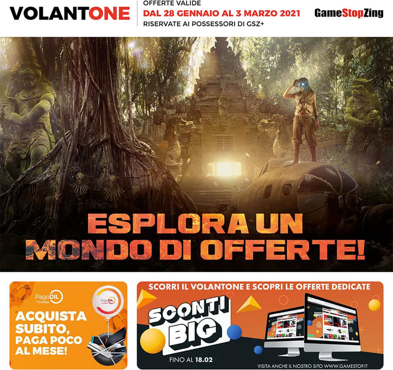 Volantino Gamestop - Offerte 28/01-03/03/2021
