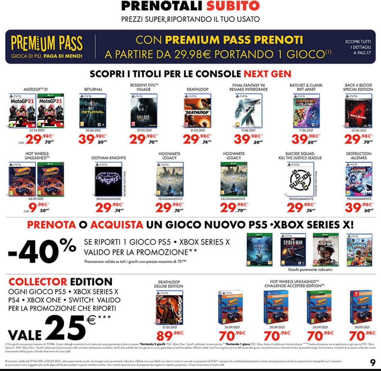 Volantino Gamestop - Offerte 01/04-05/05/2021 (Pagina 9)