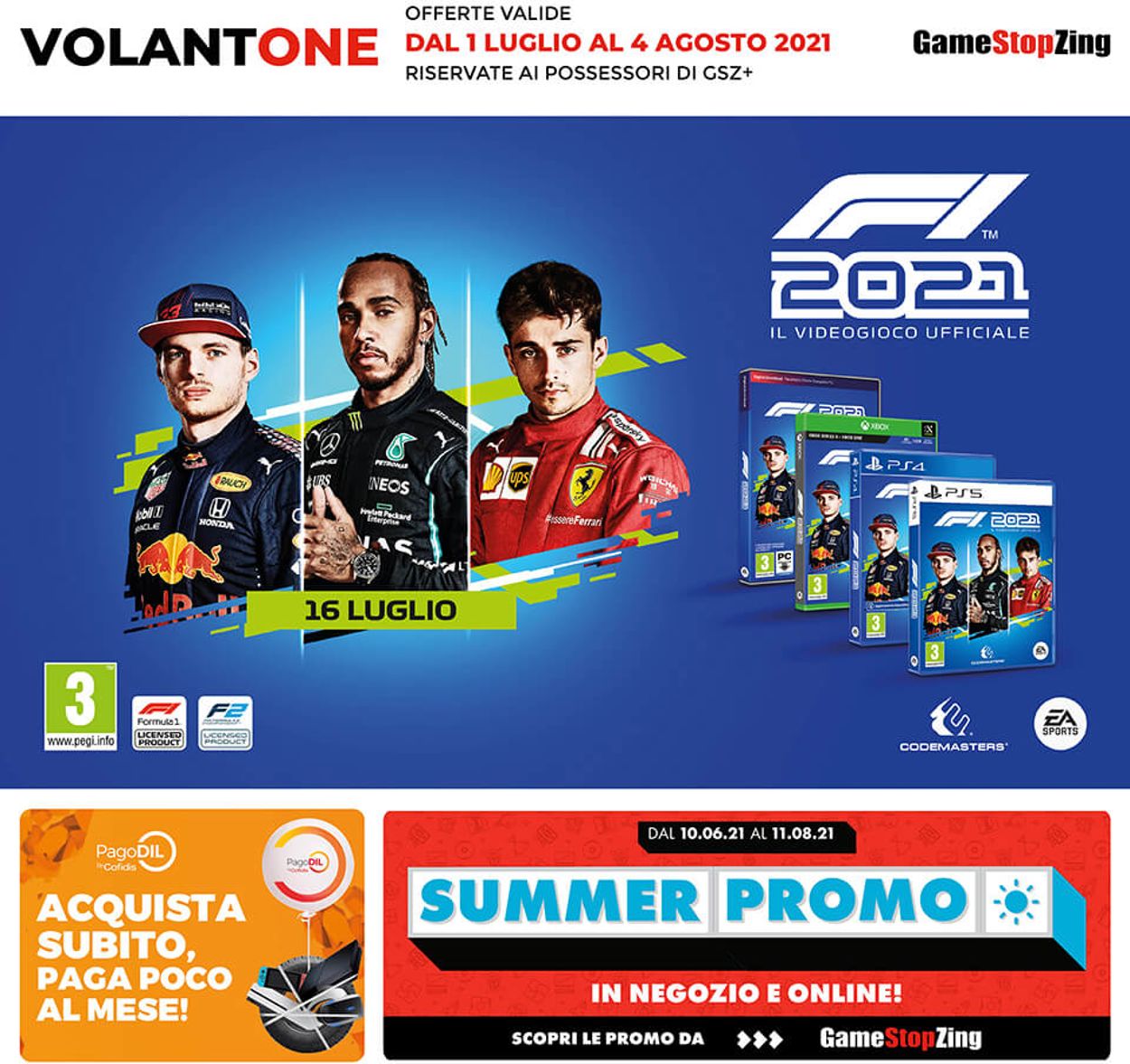 Volantino Gamestop - Offerte 01/07-04/08/2021