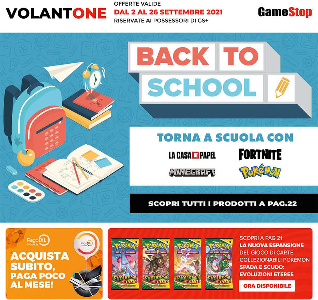 Volantino Gamestop - Offerte 02/09-26/09/2021