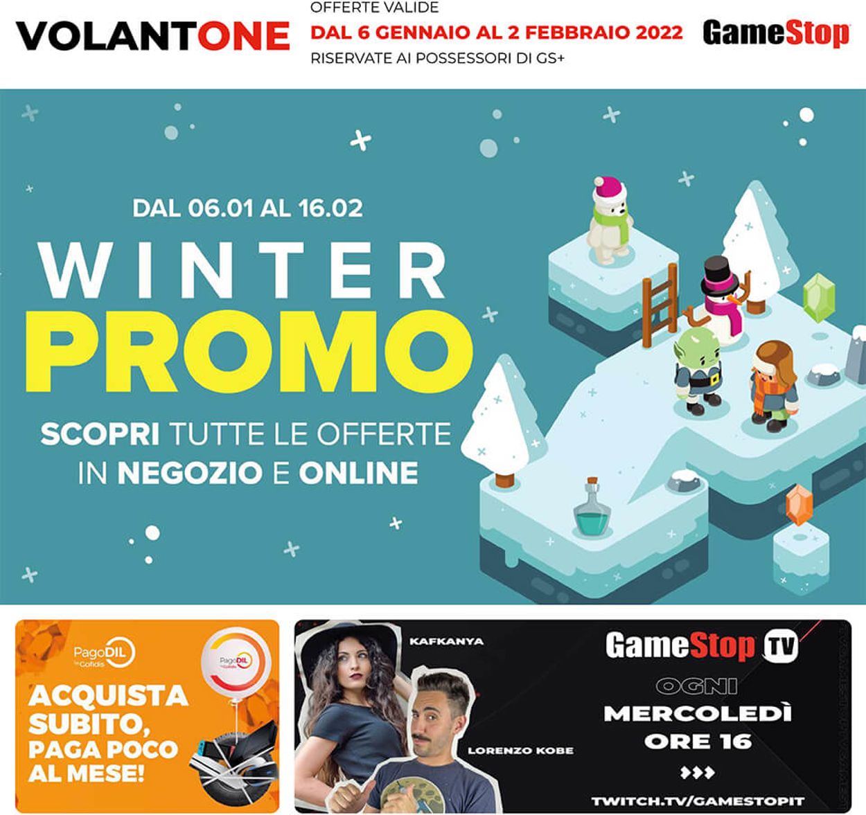 Volantino Gamestop - Offerte 06/01-02/02/2022
