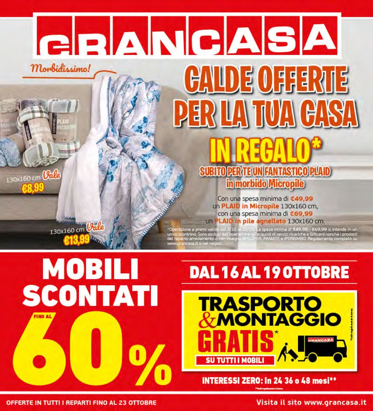 Volantino Grancasa - Offerte 03/10-23/10/2020