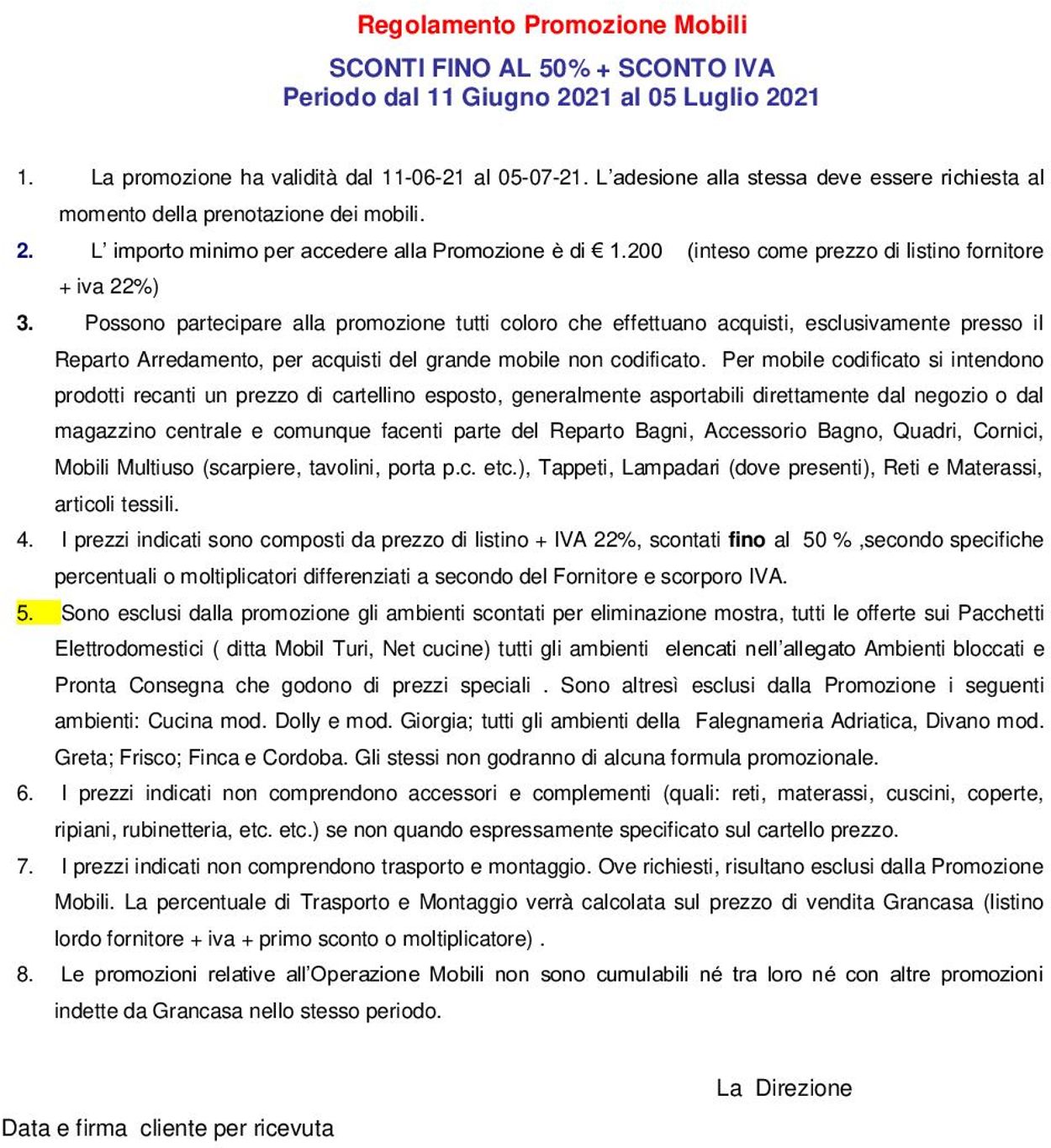 Volantino Grancasa - Offerte 11/06-05/07/2021