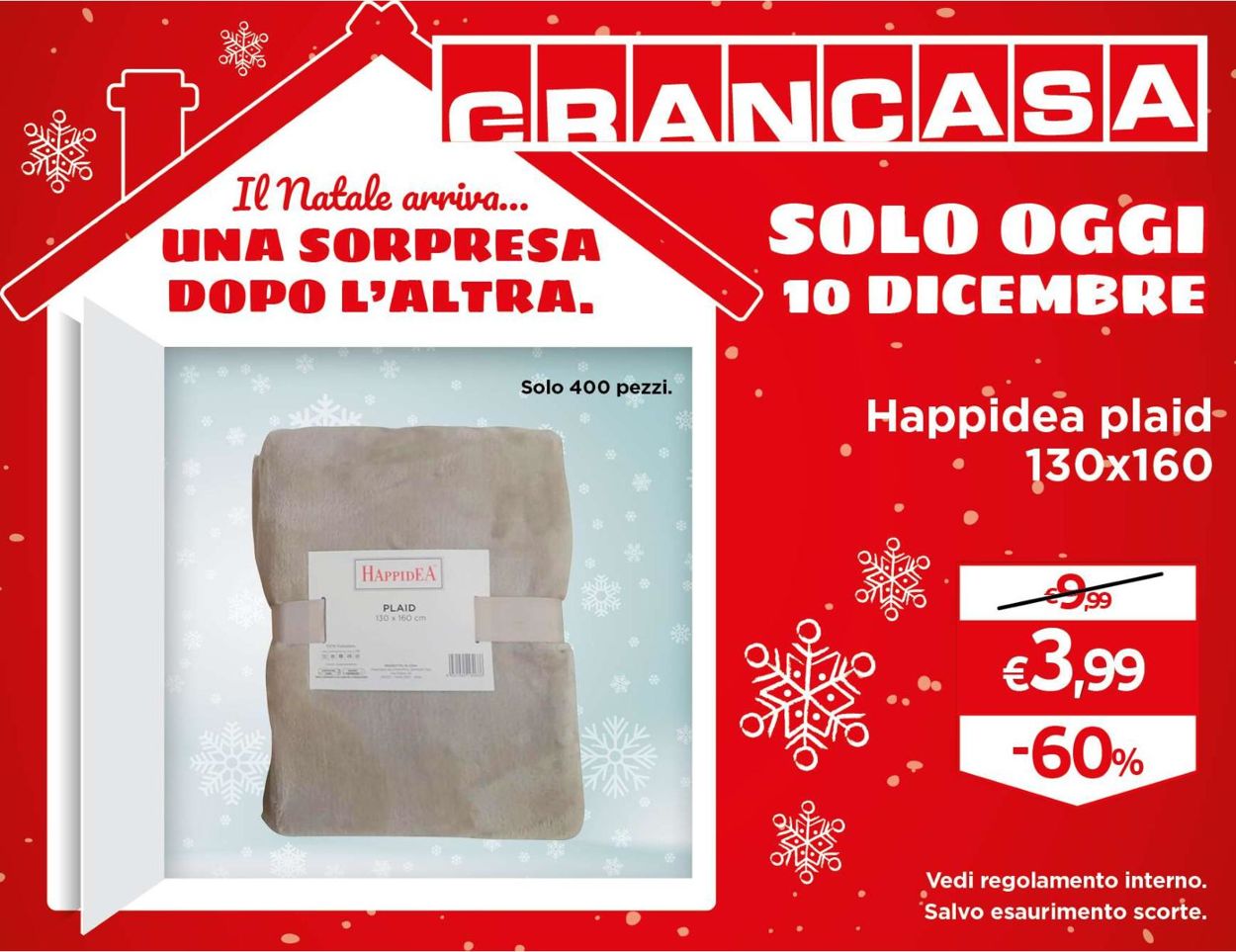 Volantino Grancasa - Offerte 10/12-10/12/2021
