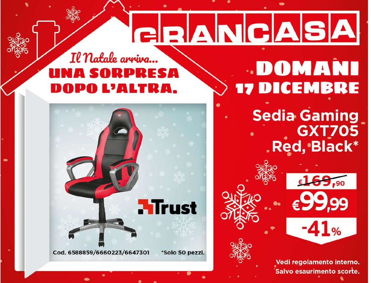 Volantino Grancasa - Offerte 17/12-17/12/2021