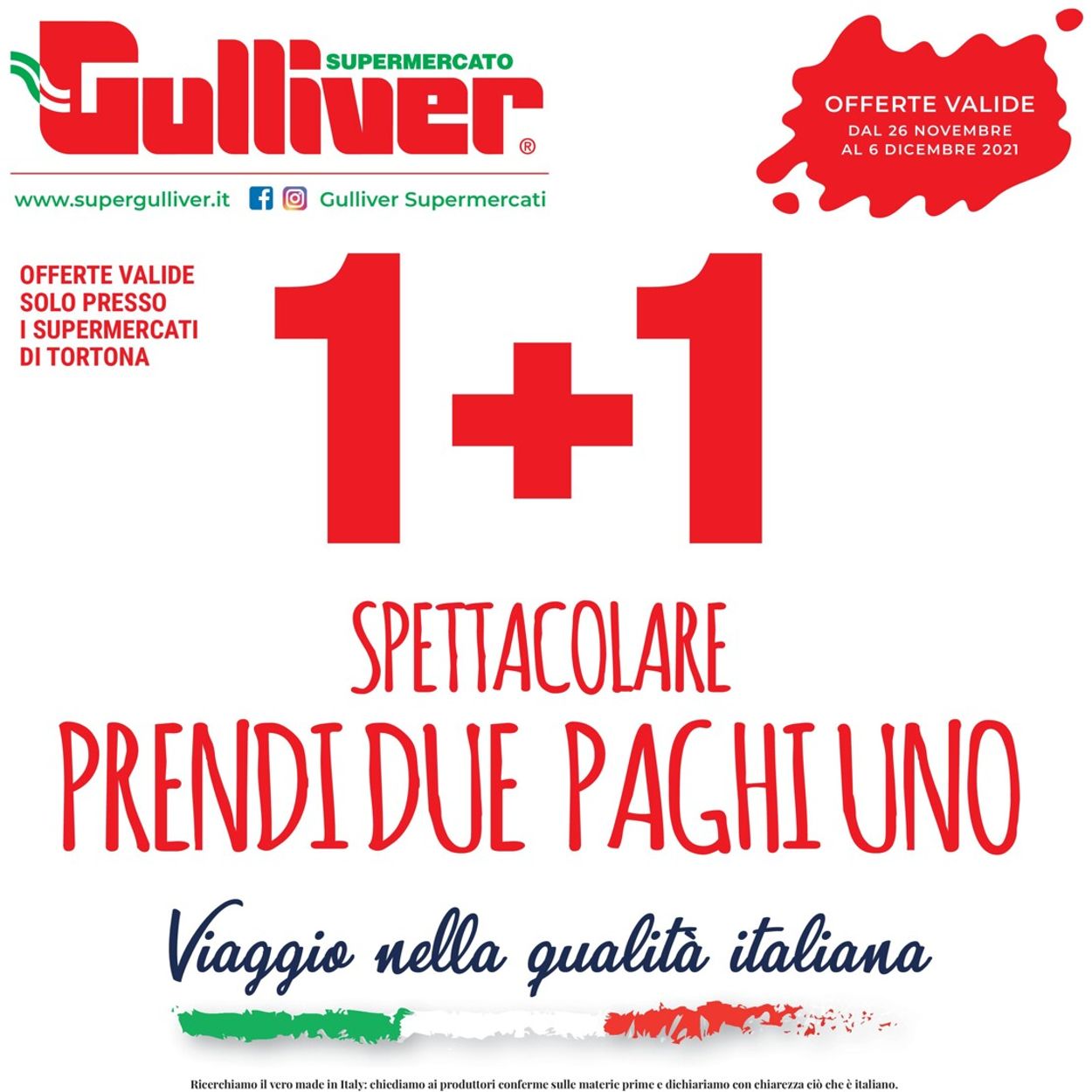 Volantino Gulliver - Black Days 2021 - Offerte 26/11-06/12/2021