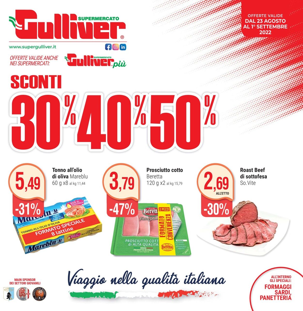Volantino Gulliver - Offerte 23/08-01/09/2022