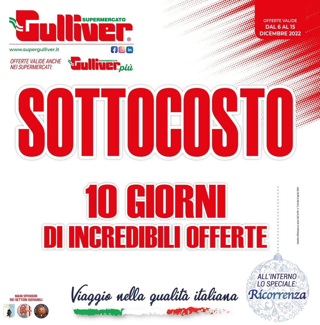 Volantino Gulliver - Offerte 06/12-15/12/2022