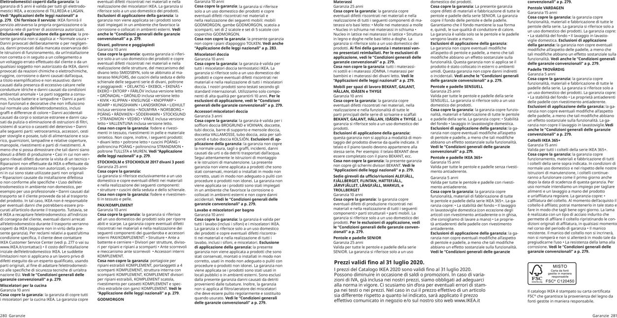 Volantino IKEA - Offerte 22/08-31/07/2020 (Pagina 141)