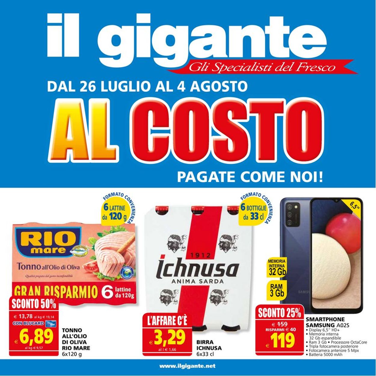 Volantino Il Gigante - Offerte 26/07-04/08/2021