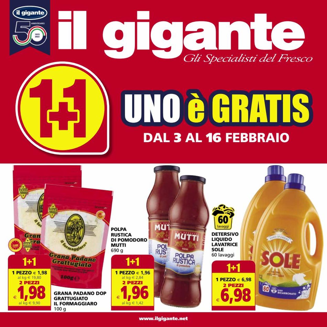 Volantino Il Gigante - Offerte 03/02-16/02/2022