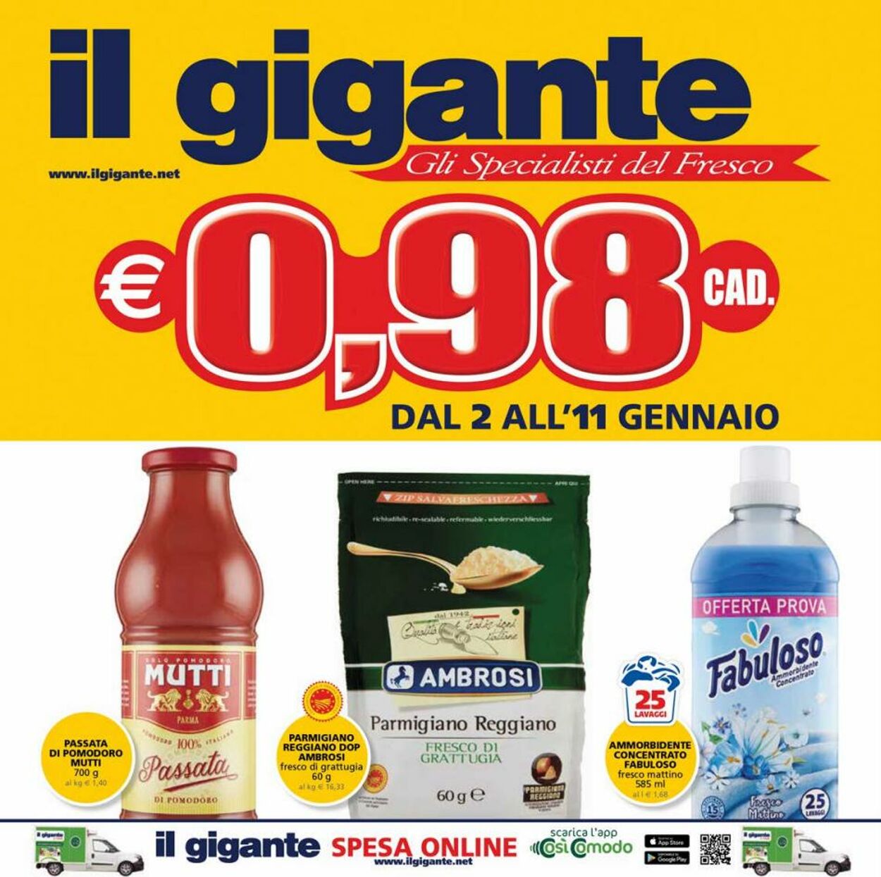 Volantino Il Gigante - Offerte 02/01-11/01/2023