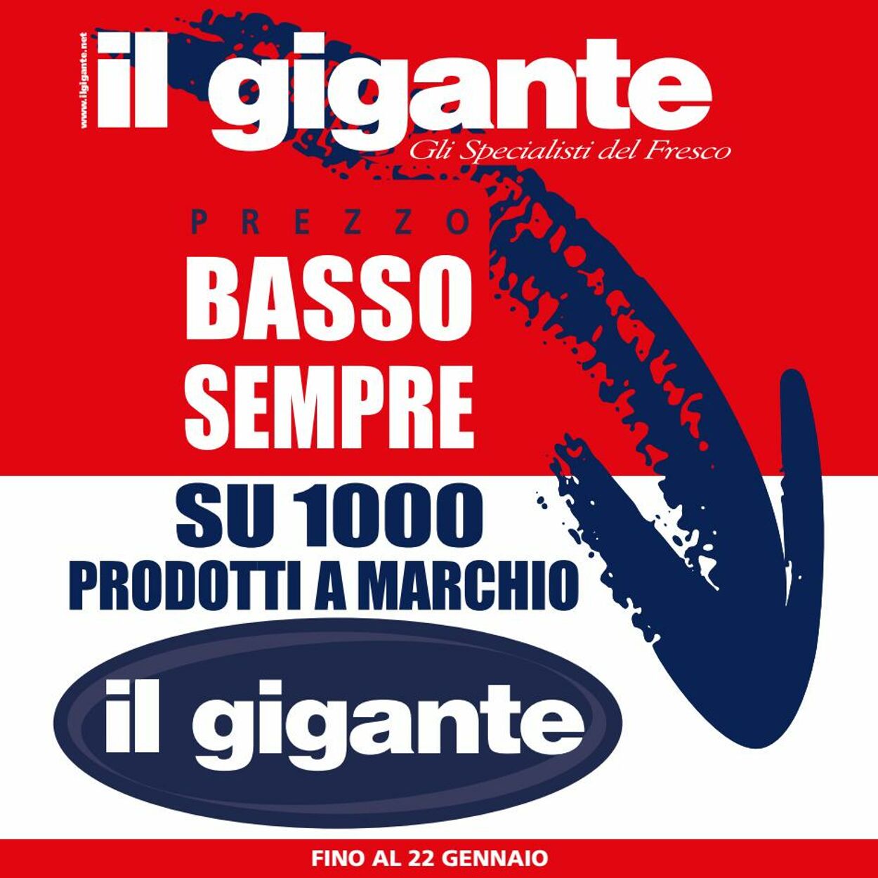 Volantino Il Gigante - Offerte 13/01-22/01/2023