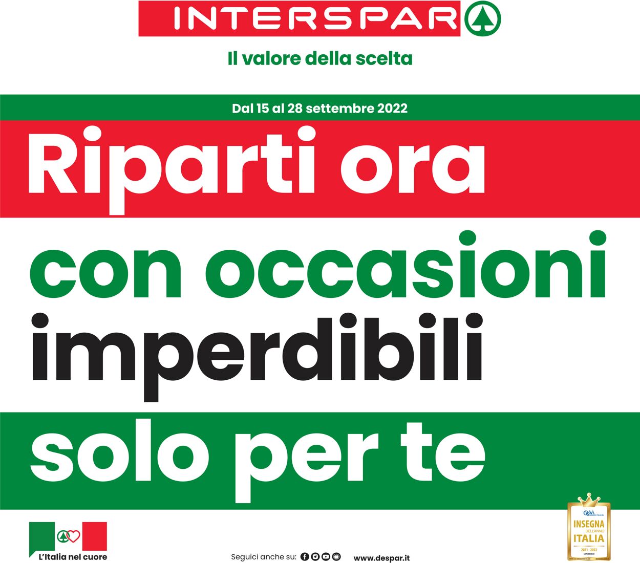 Volantino Interspar - Offerte 15/09-28/09/2022