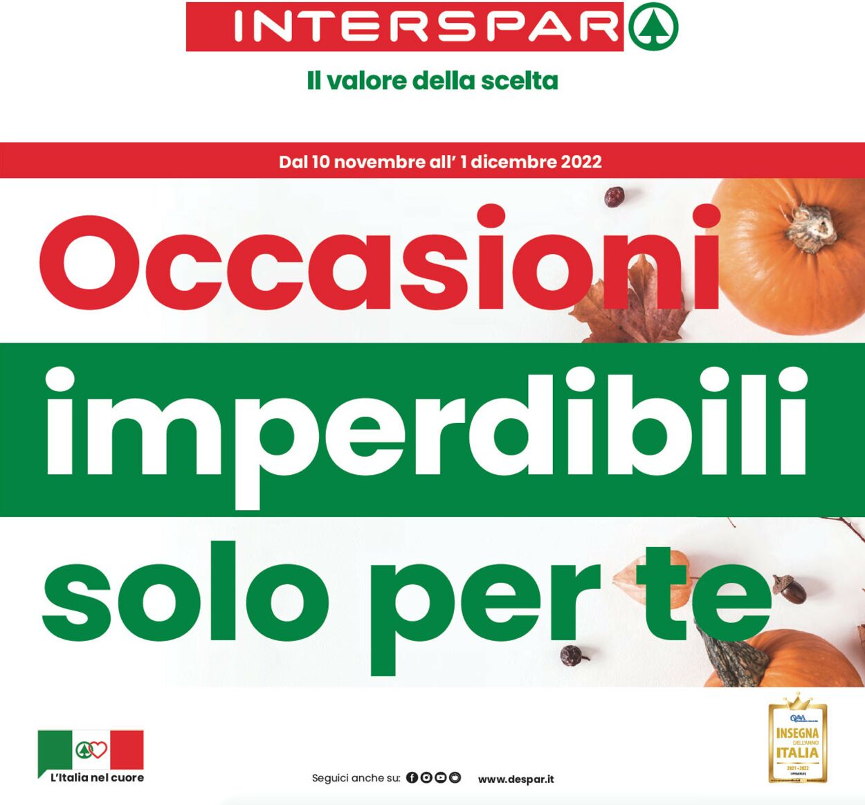 Volantino Interspar - Offerte 10/11-01/12/2022