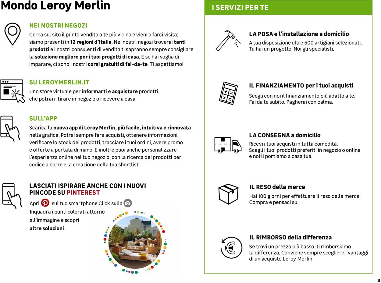 Volantino Leroy Merlin - Offerte 26/04-31/07/2021 (Pagina 3)