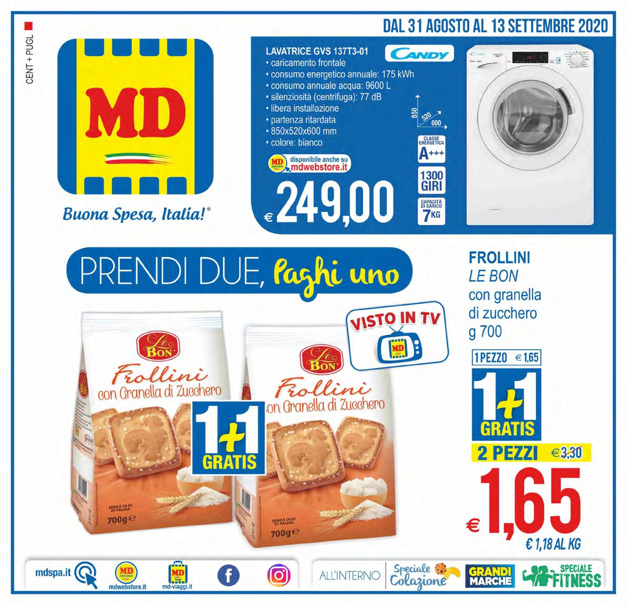 Volantino MD Discount - Offerte 31/08-13/09/2020