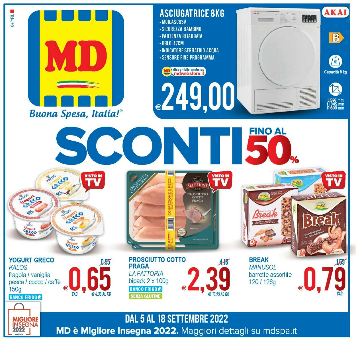 Volantino MD Discount - Offerte 05/09-18/09/2022