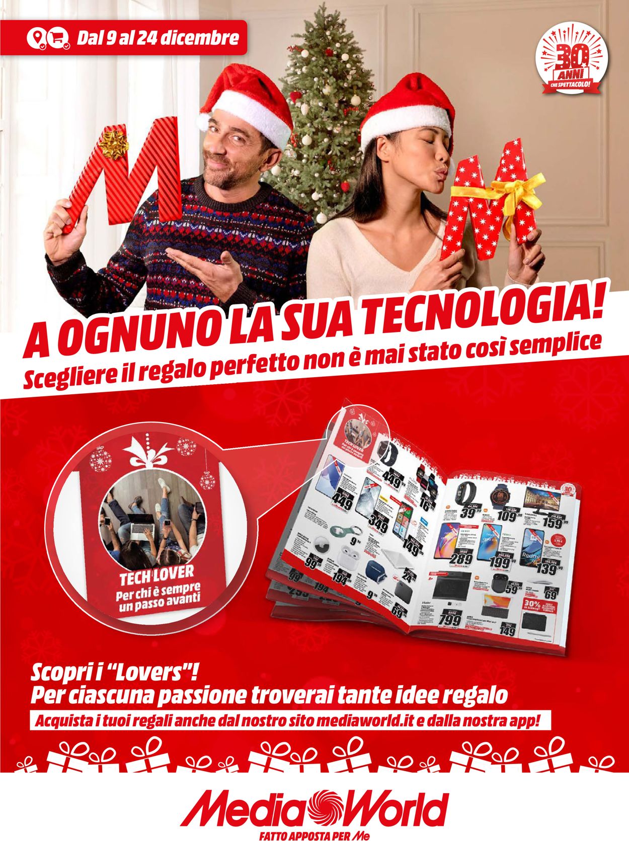 Volantino Media World - Natale 2021 - Offerte 09/12-24/12/2021