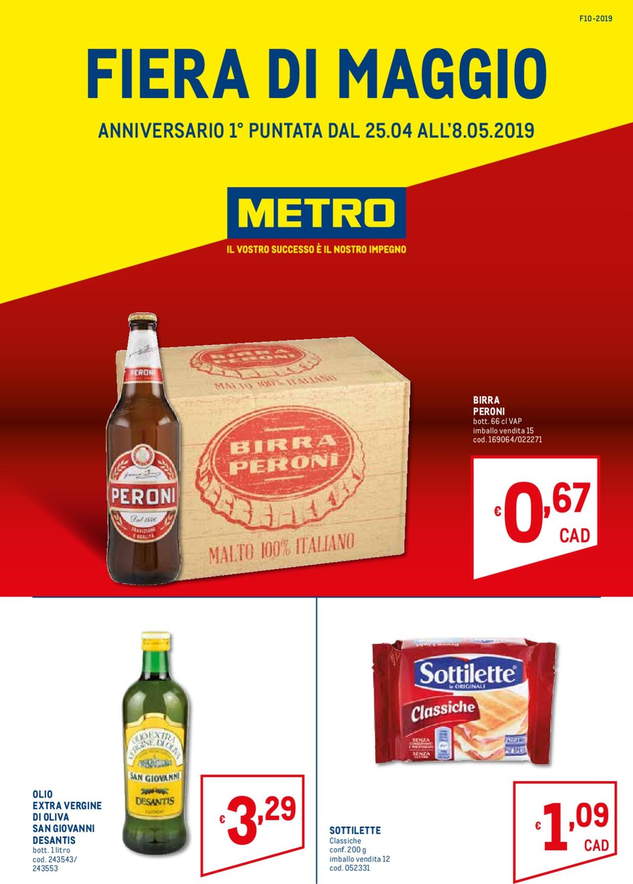 Volantino Metro - Offerte 25/04-08/05/2019