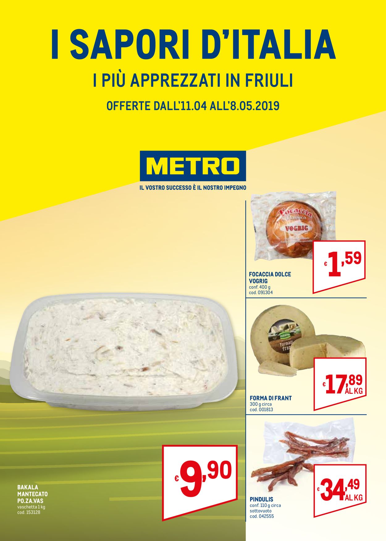 Volantino Metro - Offerte 11/04-08/05/2019