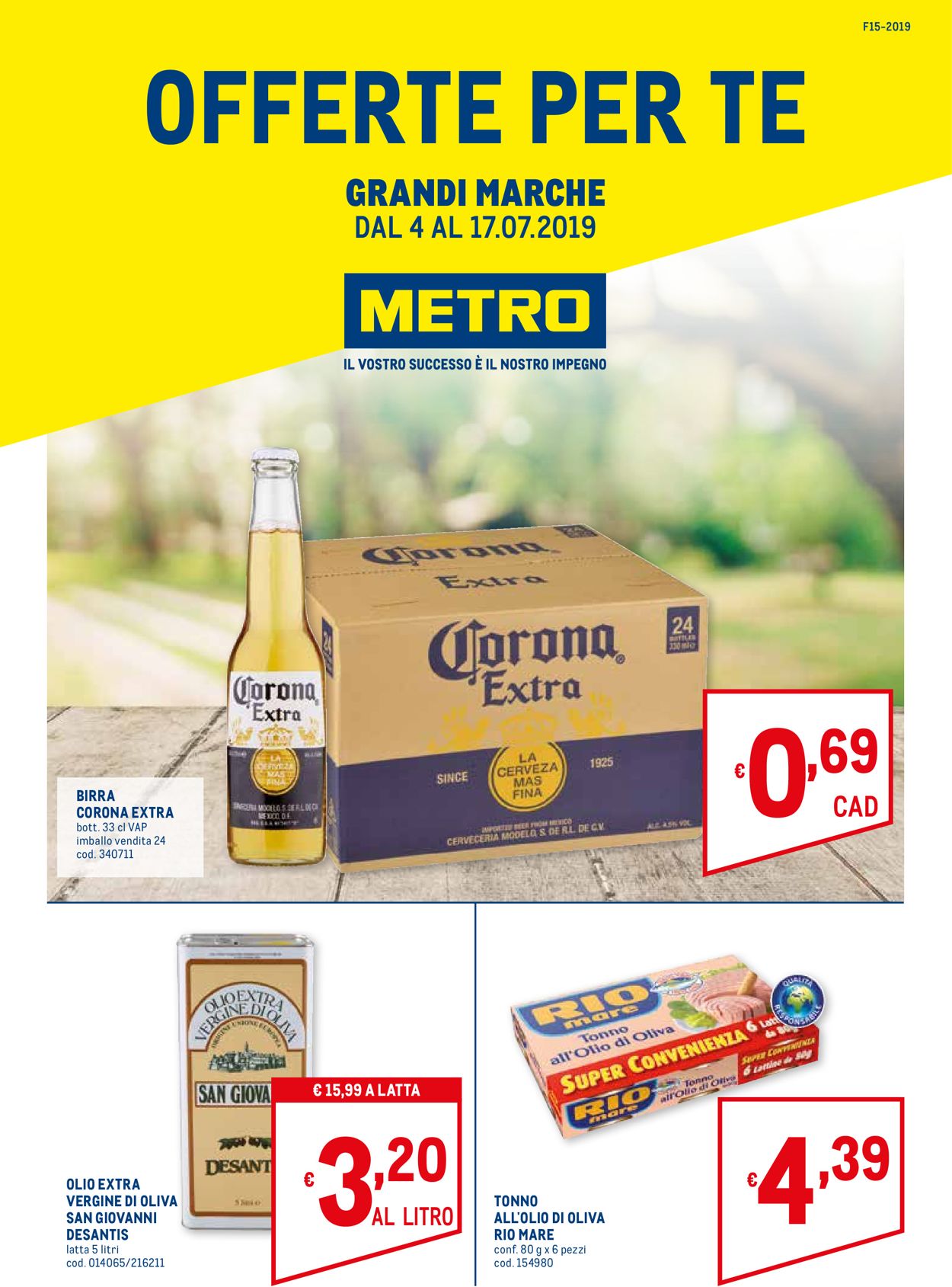 Volantino Metro - Offerte 04/07-17/07/2019