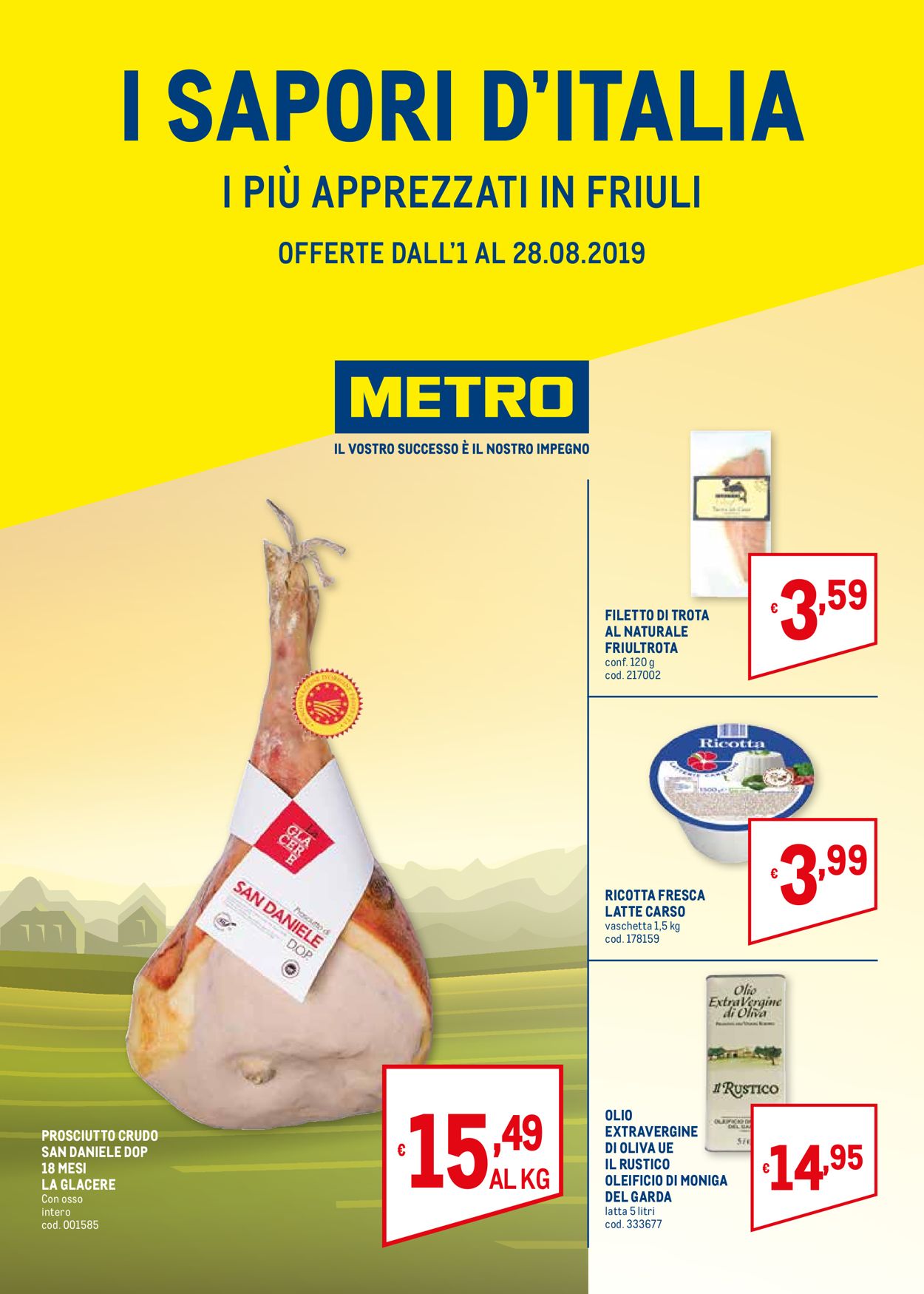 Volantino Metro - Offerte 01/08-28/08/2019