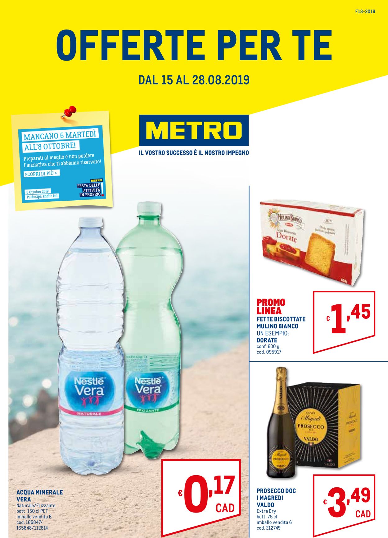 Volantino Metro - Offerte 15/08-28/08/2019