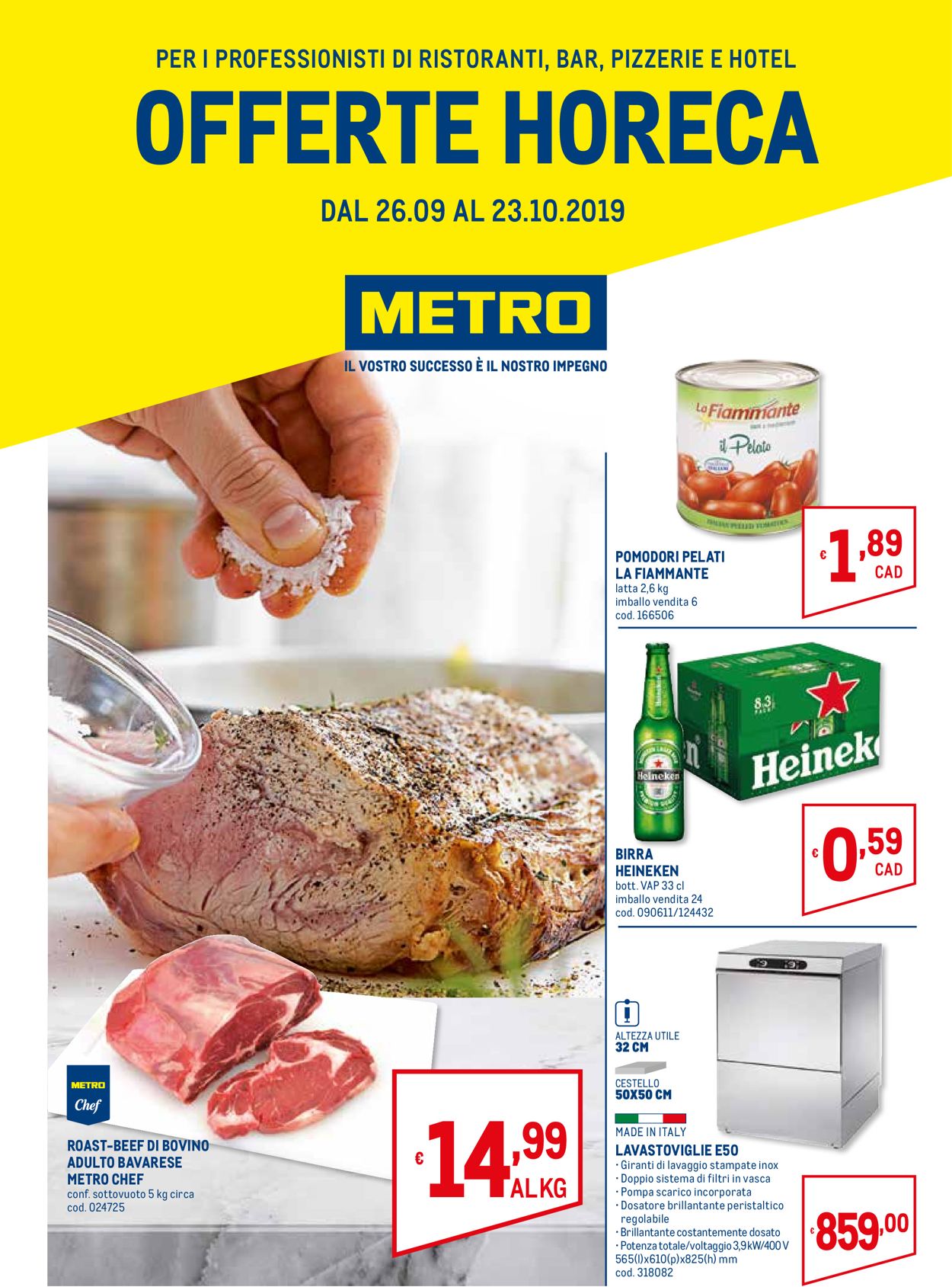 Volantino Metro - Offerte 26/09-23/10/2019