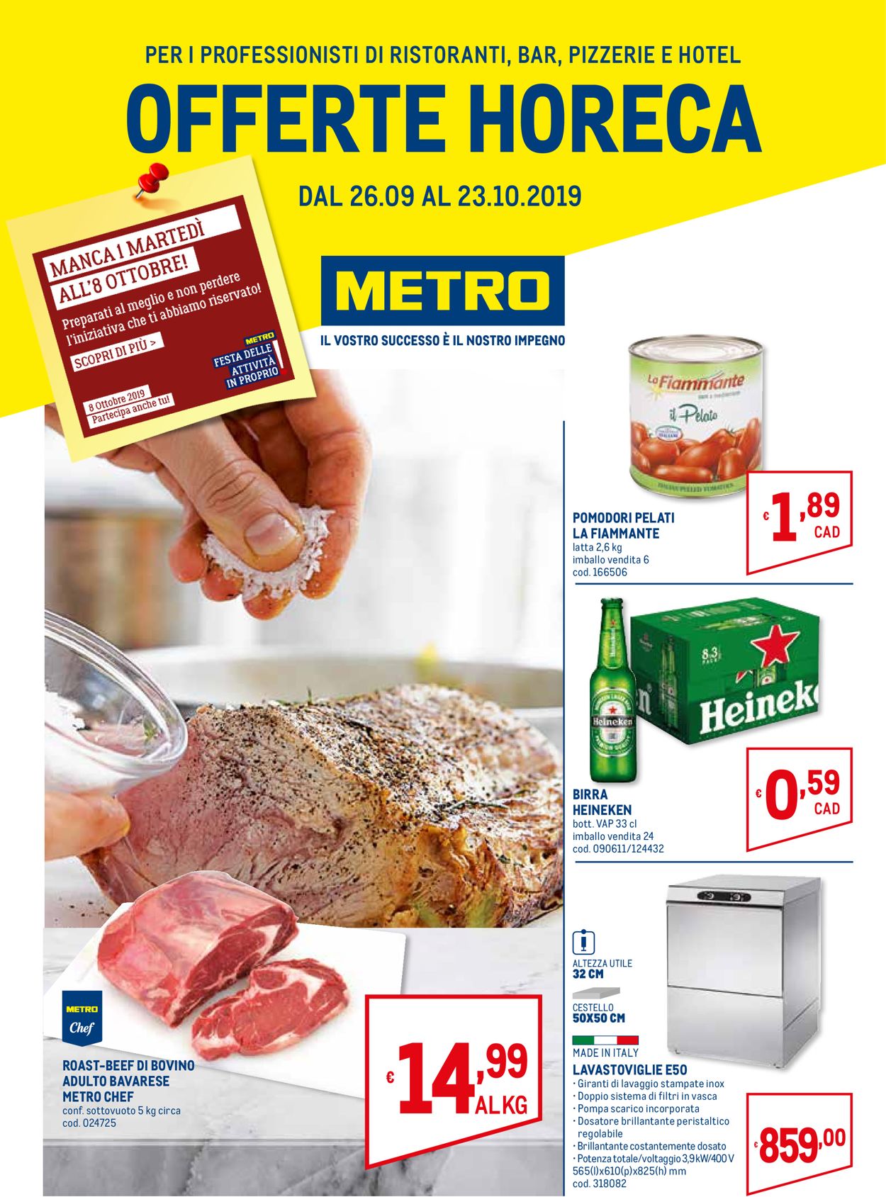 Volantino Metro - Offerte 26/09-23/10/2019