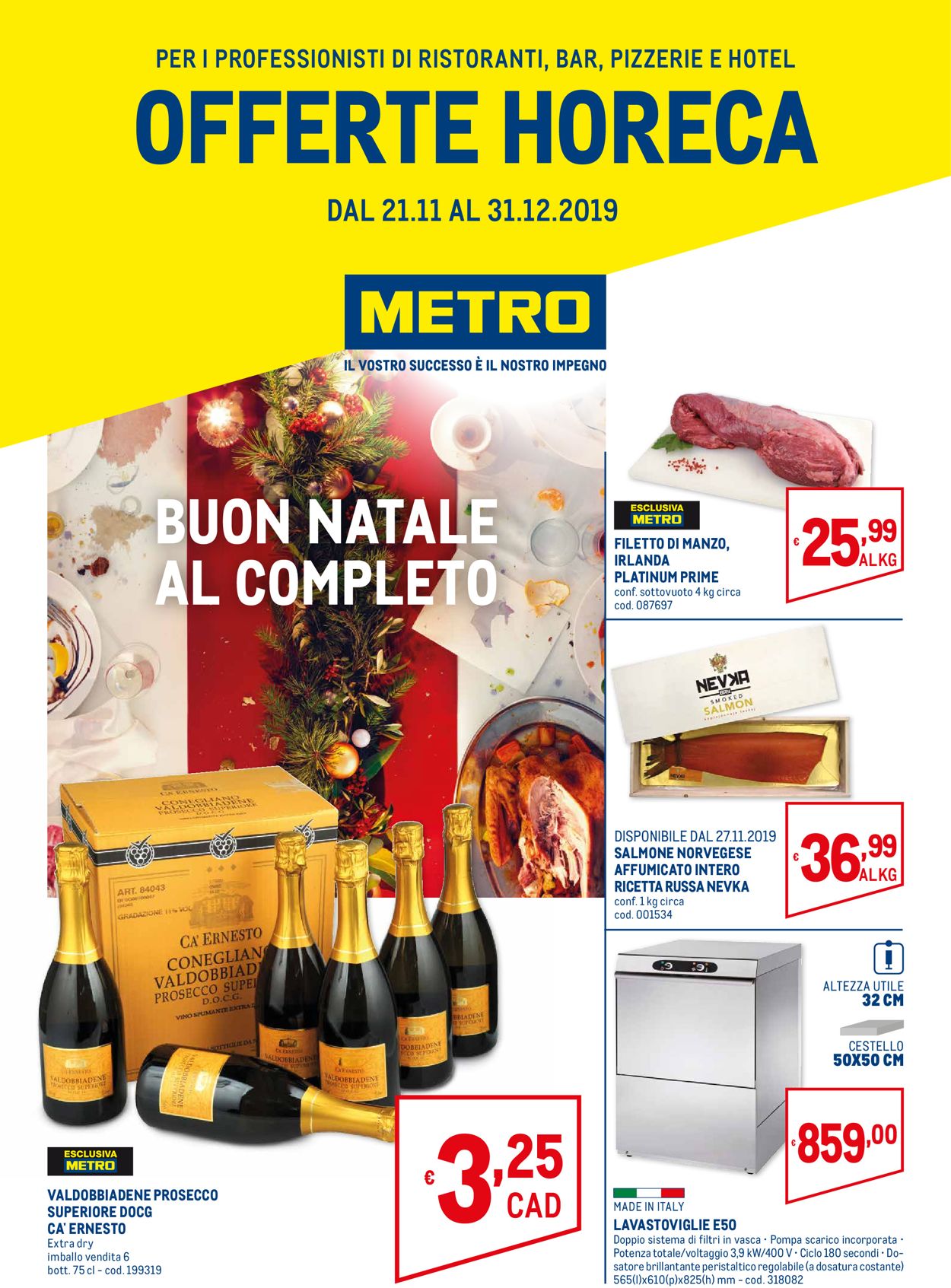 Volantino Il volantino natalizio di Metro - Offerte 21/11-31/12/2019